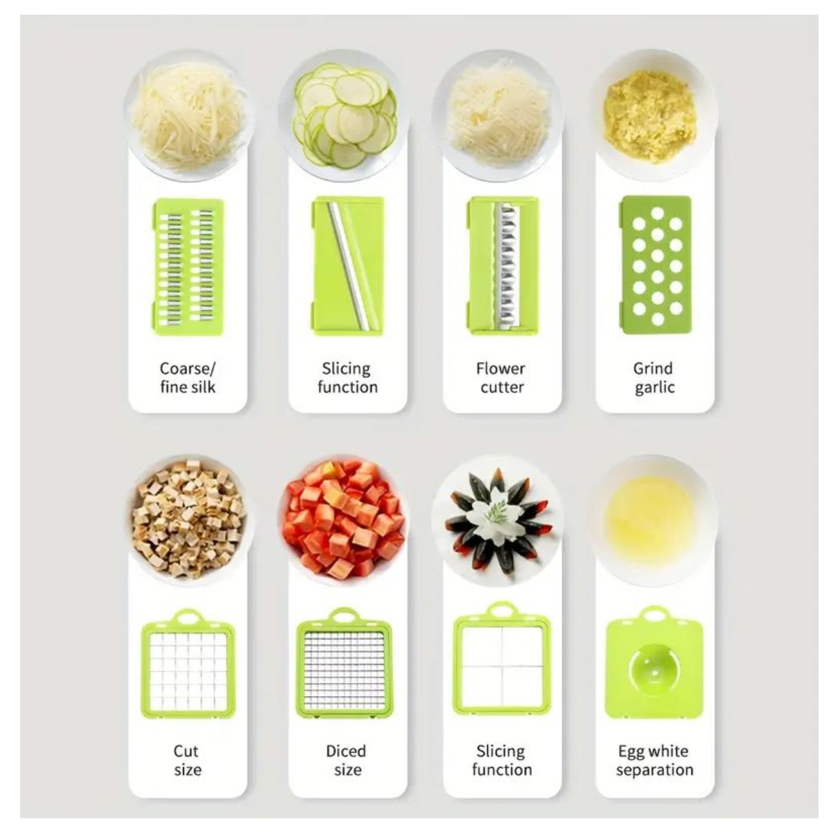 Miniatura 2 de Cortador De Verduras Mandolina 28 En 1